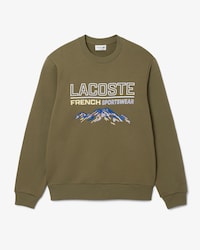 Sweatshirt molleton motif brod&eacute;