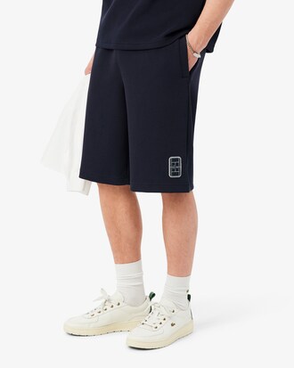 Short en Piqu&eacute; double face relaxed fit