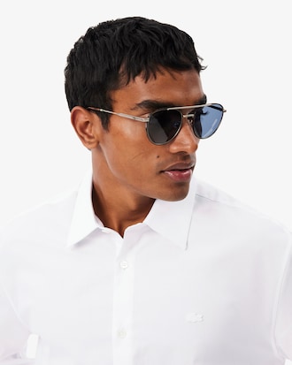 Chemise coton textur&eacute; regular fit