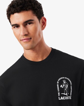 T-shirt coton &eacute;pais imprim&eacute;