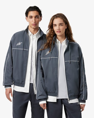 Veste de surv&ecirc;tement d&eacute;perlante Lacoste x Alpine