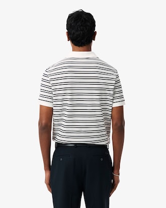 Polo classic fit Petit Piqu&eacute; ray&eacute;