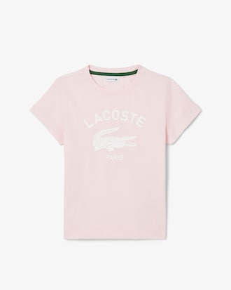 T-shirt coton imprimé signature