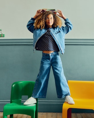 Jean &eacute;vas&eacute; denim stretch