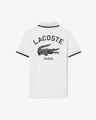 Polo en Petit Piqu&eacute; col ray&eacute;