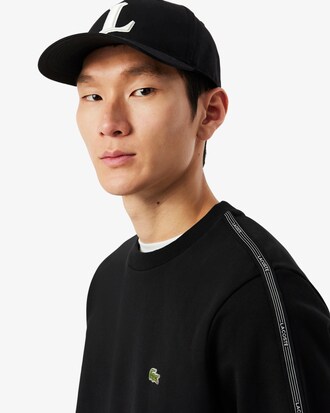 Sweatshirt molleton bande rayée