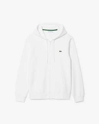 Sweatshirt zipp&eacute; classic fit molleton