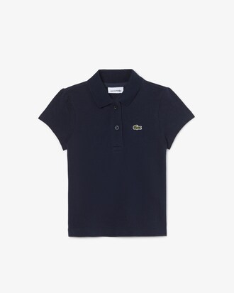 Polo en Piqu&eacute; col festonn&eacute;