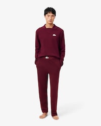 Pantalon de pyjama coton gaufr&eacute;