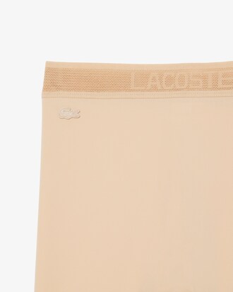 Short cycliste taille haute microfibre