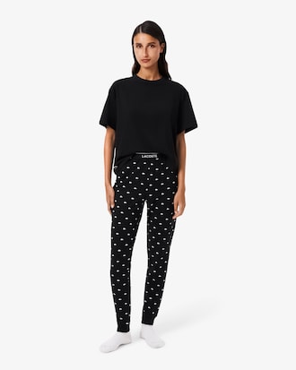 Ensemble de pyjama avec pantalon à motif crocodile