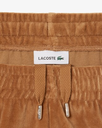 Pantalon de survêtement velours liserés