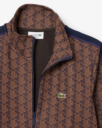 Veste de surv&ecirc;tement zipp&eacute;e Paris jacquard