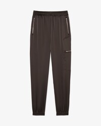 Pantalon de surv&ecirc;tement oversize satin&eacute;