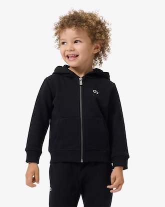 Sweatshirt mixte zipp&eacute; en molleton gratt&eacute;