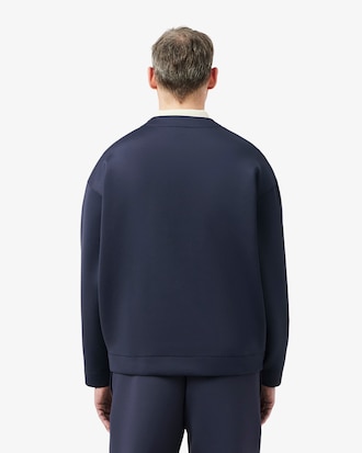 Cardigan oversize signature brod&eacute;e