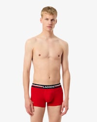 Lot de 3 boxers courts coton stretch