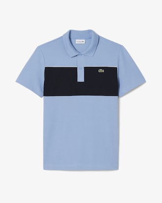 Polo regular fit color-block en Piqu&eacute;