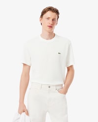 T-shirt Piqu&eacute; &eacute;pais coton et lin