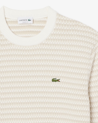 Pull ray&eacute; coton