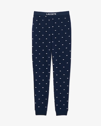 Pantalon pyjama coton imprim&eacute;