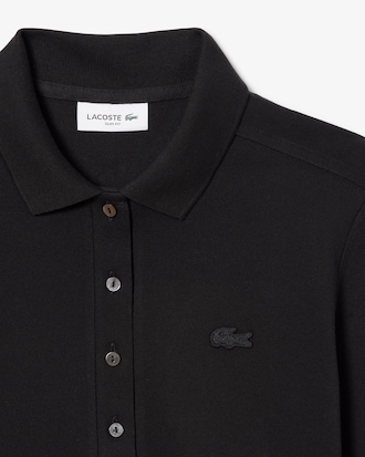 Polo L.12.D slim fit en mini Piqu&eacute; stretch