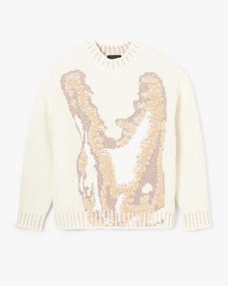 Pull crocodile jacquard Défilé
