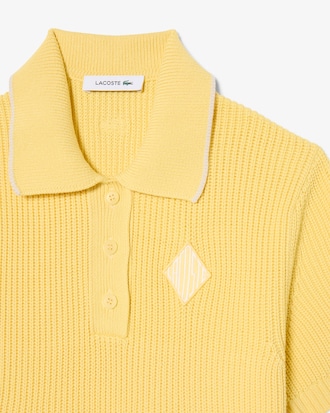 Robe polo coton avec badage