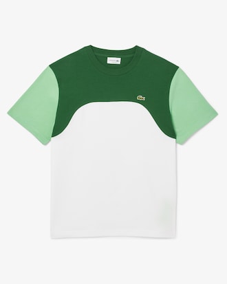 T-shirt color-block jersey de coton