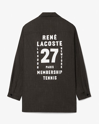 Surchemise laine imprim&eacute; D&eacute;fil&eacute;