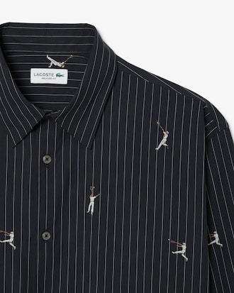 Chemise relaxed fit coton brod&eacute;