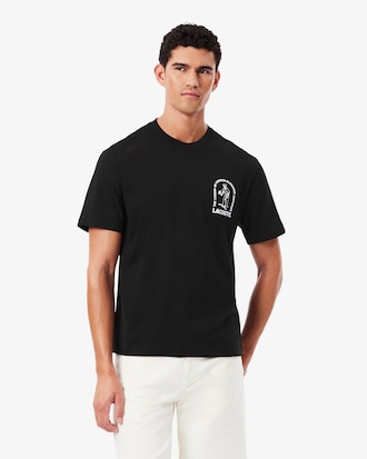 T-shirt coton &eacute;pais imprim&eacute;