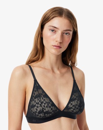 Brassi&egrave;re triangle dentelle sigl&eacute;e