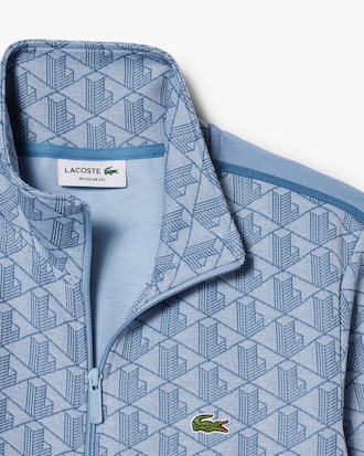 Veste de surv&ecirc;tement zipp&eacute;e Paris jacquard