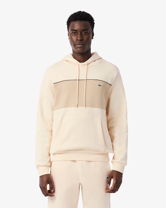 Sweatshirt &agrave; capuche color-block molleton