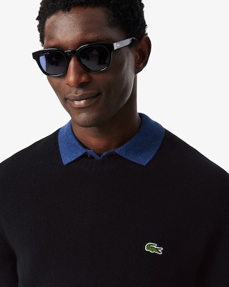 Pull en laine col rond