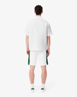 Short molleton de coton color-block