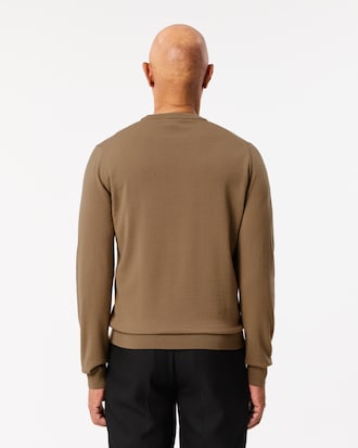 Pull en laine mérinos col rond