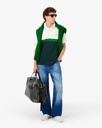 Polo Petit Piqu&eacute; color-block classic fit