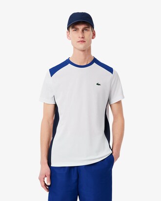 T-shirt Tennis color-block large imprimé