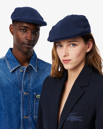 Béret en Petit Piqué crocodile brodé