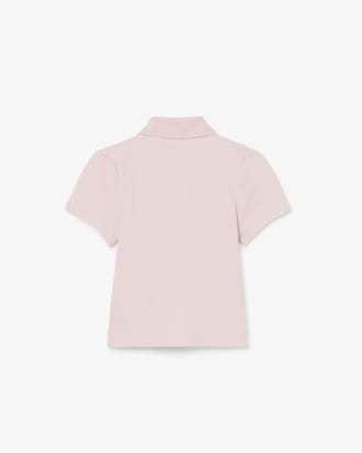 Polo en Piqu&eacute; col festonn&eacute;