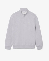 Sweatshirt col zipp&eacute; molleton
