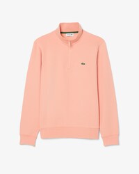 Sweatshirt col montant zipp&eacute; molleton