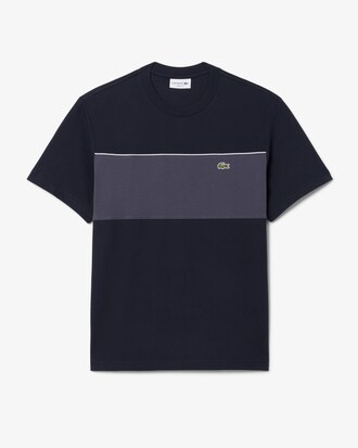 T-shirt color-block coton