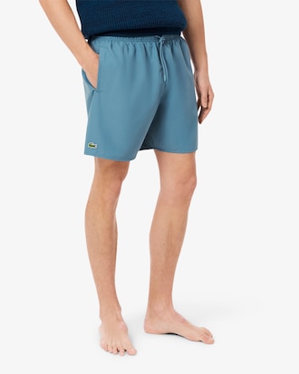 Short de bain mi-long uni