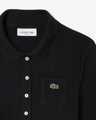 Polo maille pointelle slim fit