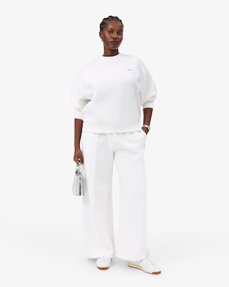 Pantalon de surv&ecirc;tement jersey wide fit