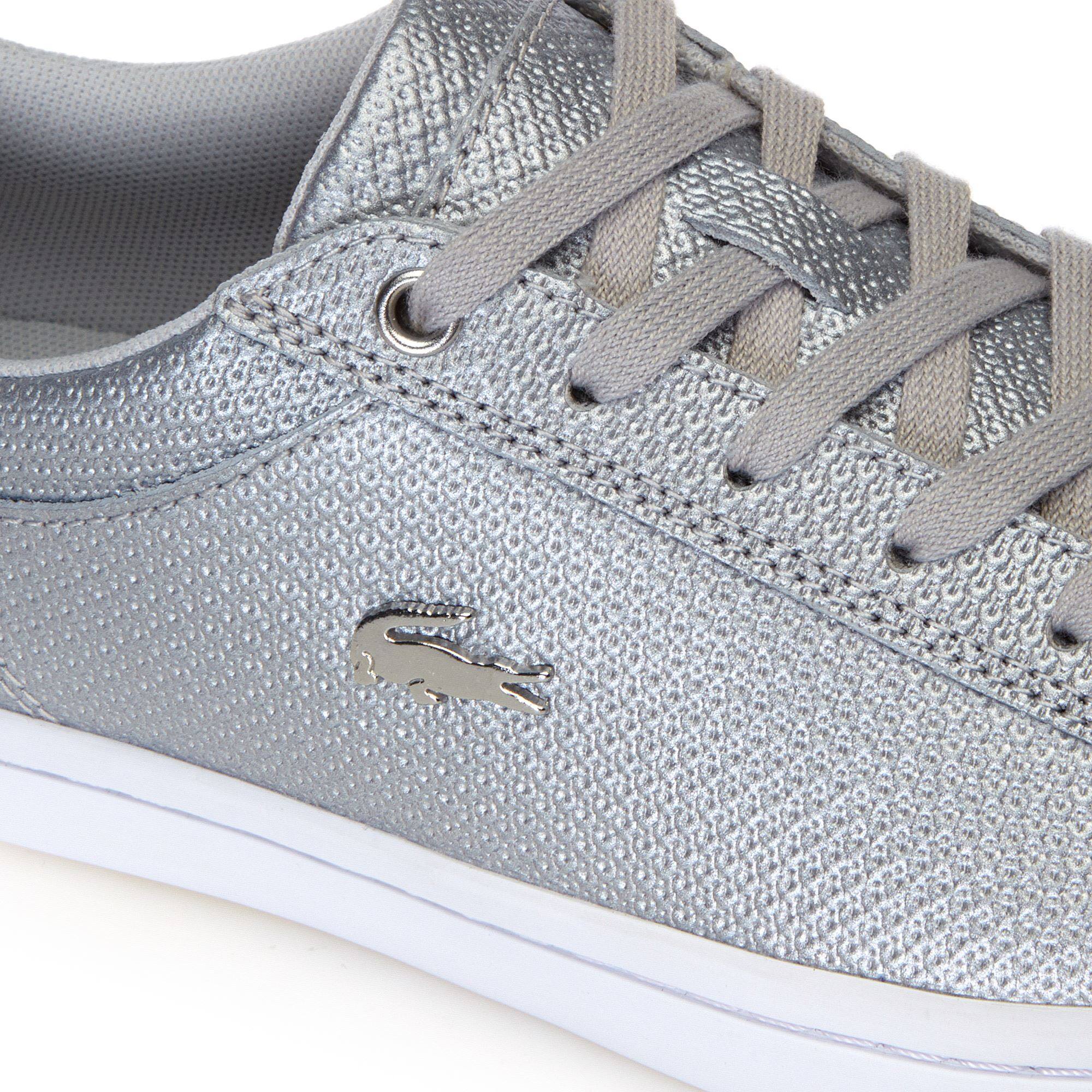En CuirLacoste Straightset Chantaco Femme Sneakers OXZN8n0wPk