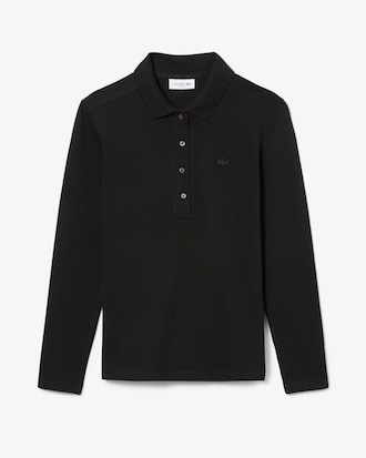 Polo L.12.D slim fit en mini Piqu&eacute; stretch